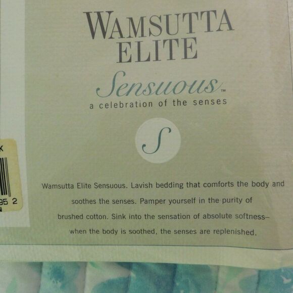 NEW Wamsutta Elite Sensuous Ivory Twin Flat‎ Sheet 250 TC Brushed Cotton Milk - Picture 4 of 4